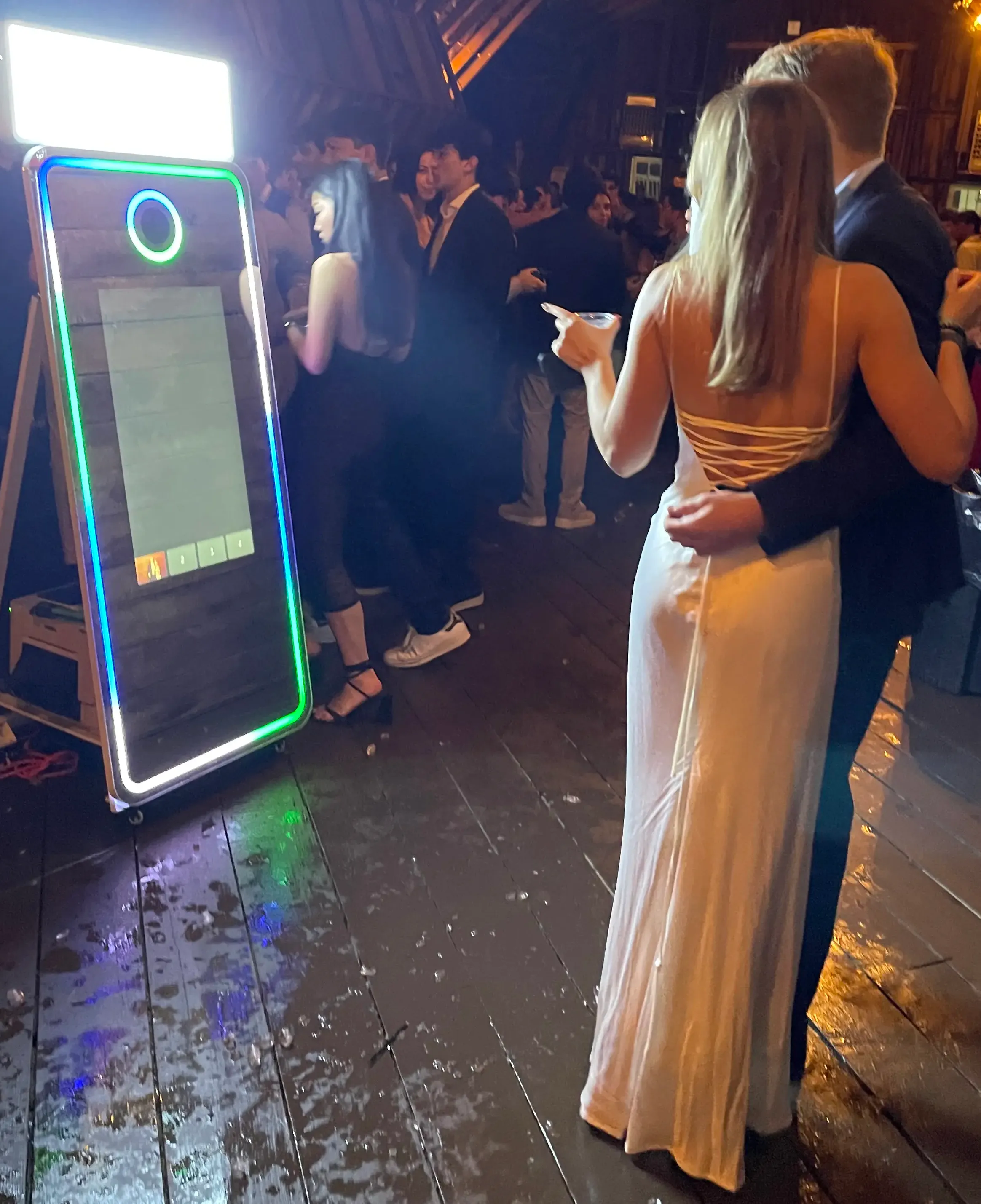 Full-Length Glamour Magic Mirror Photo Booth Rental in Binghamton, NY